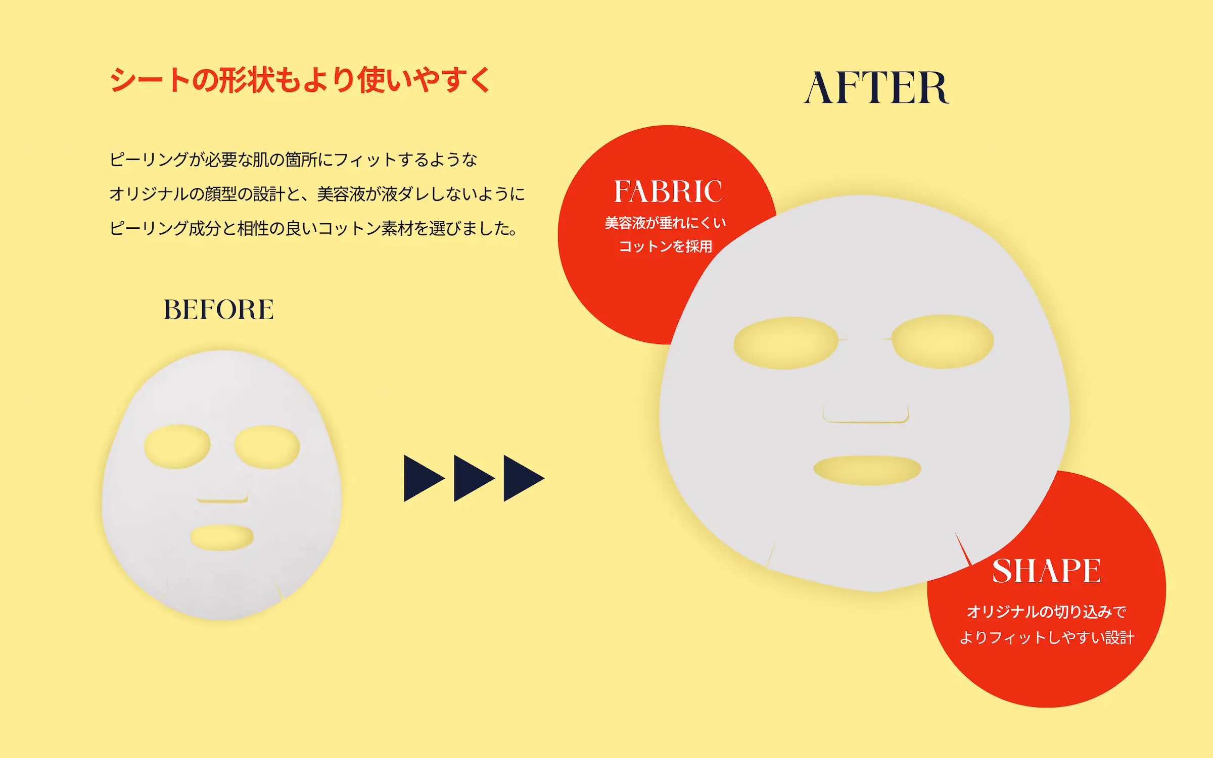 シートの形状もより使いやすく