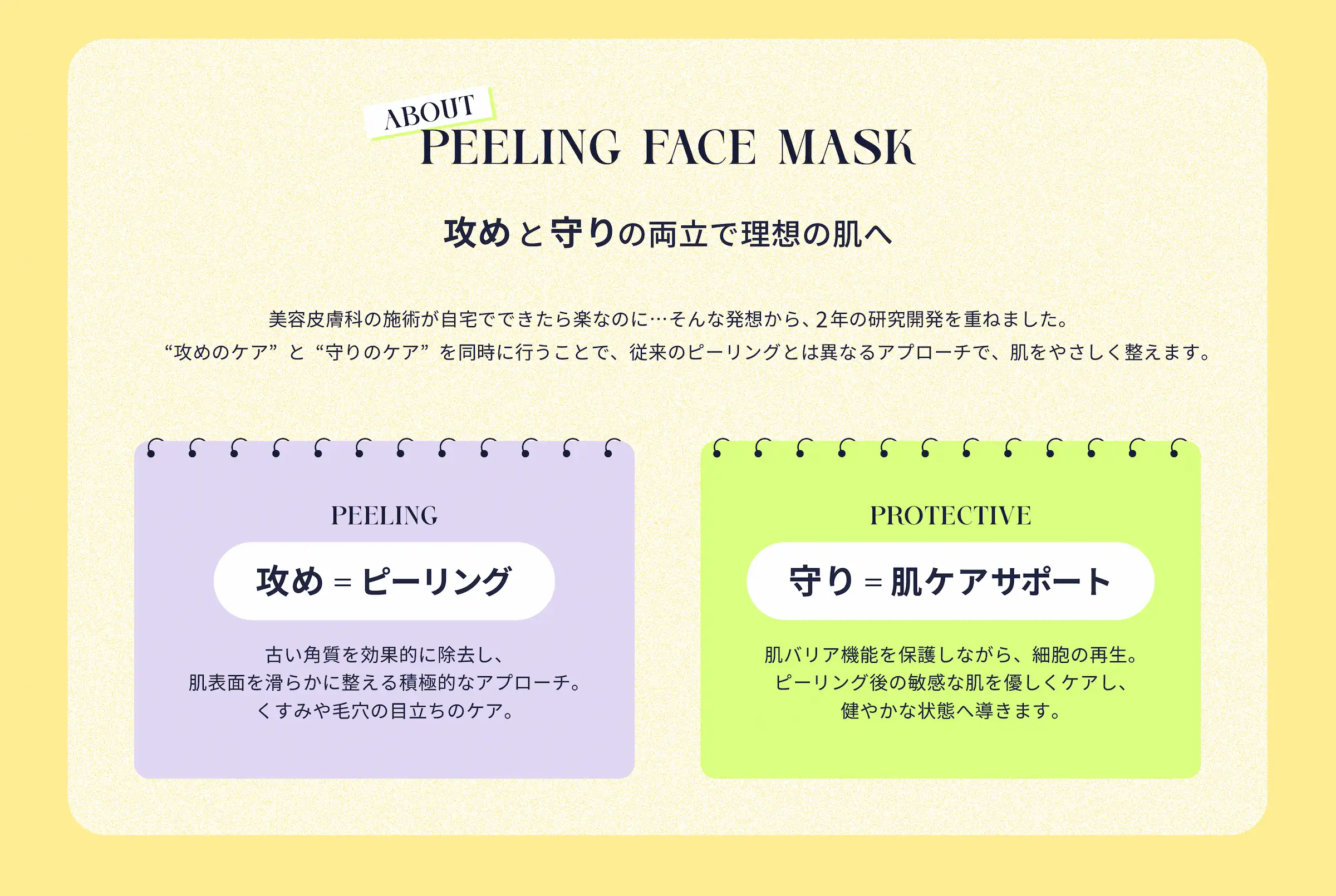 攻めと守りの両立でより理想の肌へ